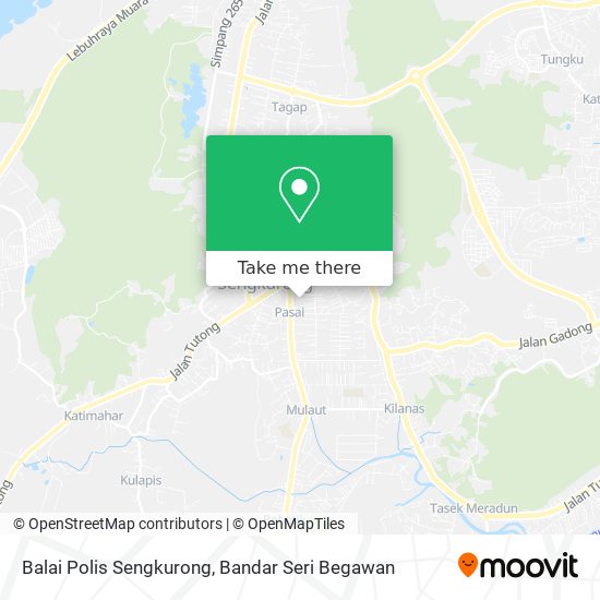 Peta Balai Polis Sengkurong