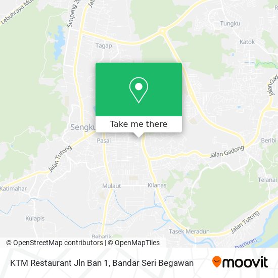 KTM Restaurant Jln Ban 1 map