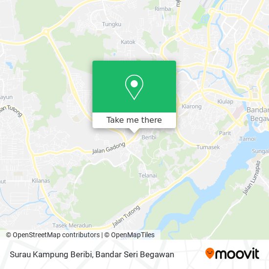 Surau Kampung Beribi map