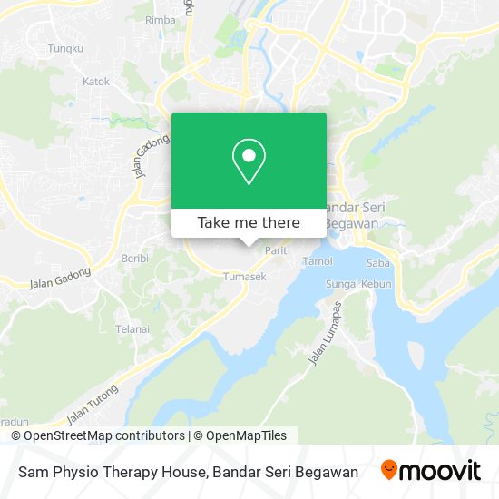 Sam Physio Therapy House map