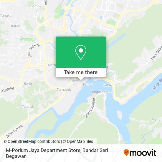 M-Porium Jaya Department Store map