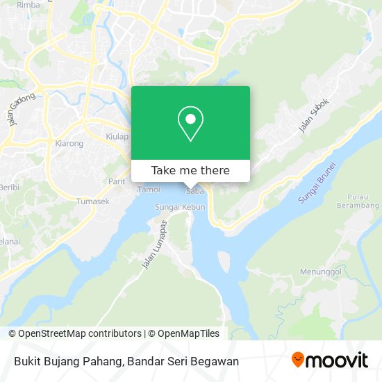 Bukit Bujang Pahang map