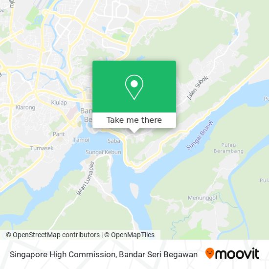 Singapore High Commission map