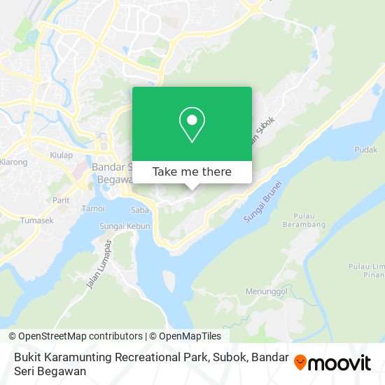 Peta Bukit Karamunting Recreational Park, Subok