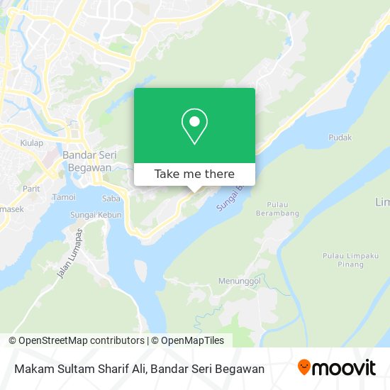 Makam Sultam Sharif Ali map