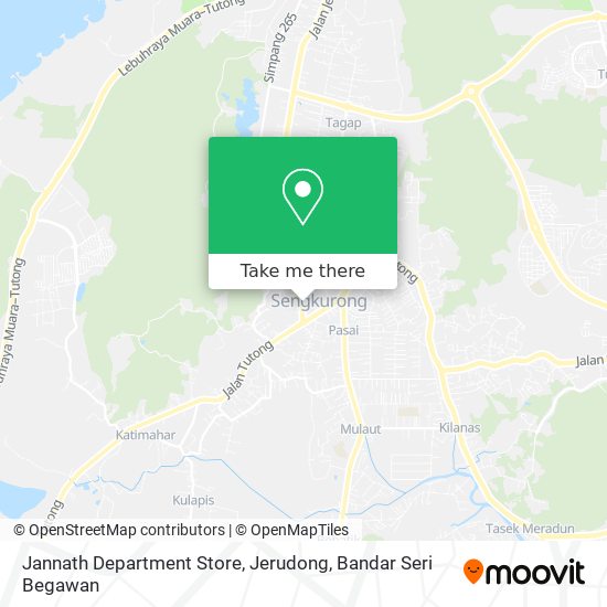 Jannath Department Store, Jerudong map
