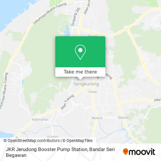 Peta JKR Jerudong Booster Pump Station