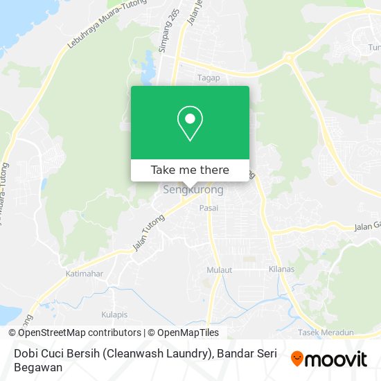Dobi Cuci Bersih (Cleanwash Laundry) map