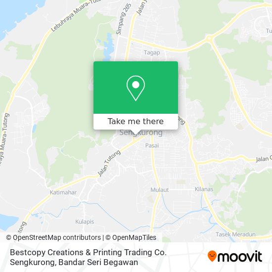 Peta Bestcopy Creations & Printing Trading Co. Sengkurong