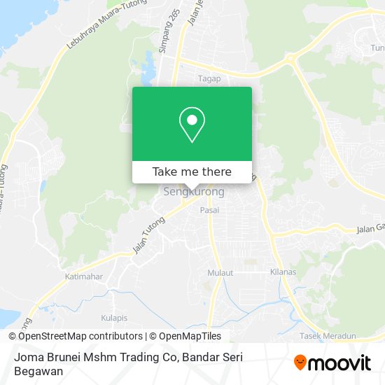 Peta Joma Brunei Mshm Trading Co
