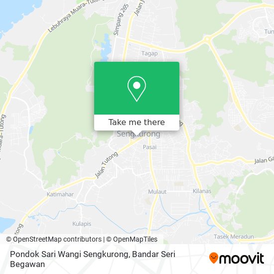 Peta Pondok Sari Wangi Sengkurong