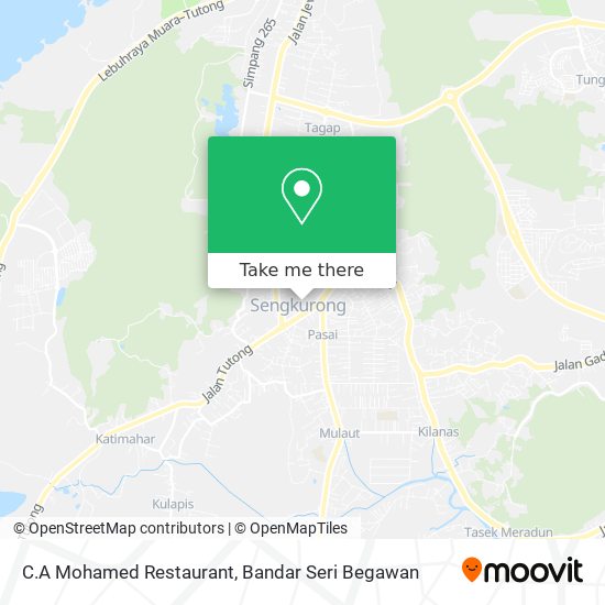 C.A Mohamed Restaurant map