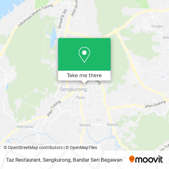 Taz Restaurant, Sengkurong map