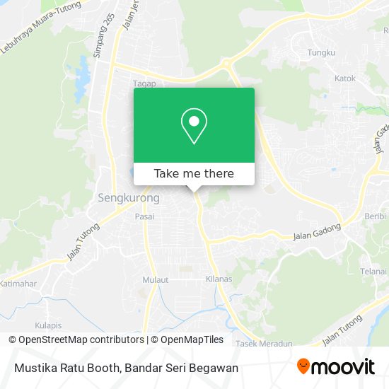 Mustika Ratu Booth map