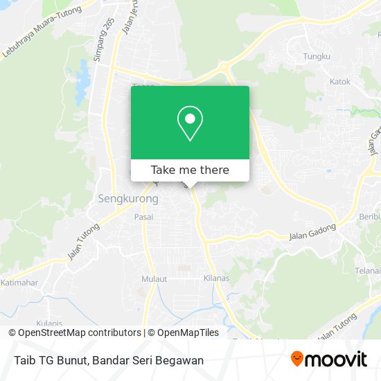 Taib TG Bunut map