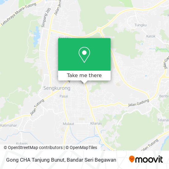 Peta Gong CHA Tanjung Bunut