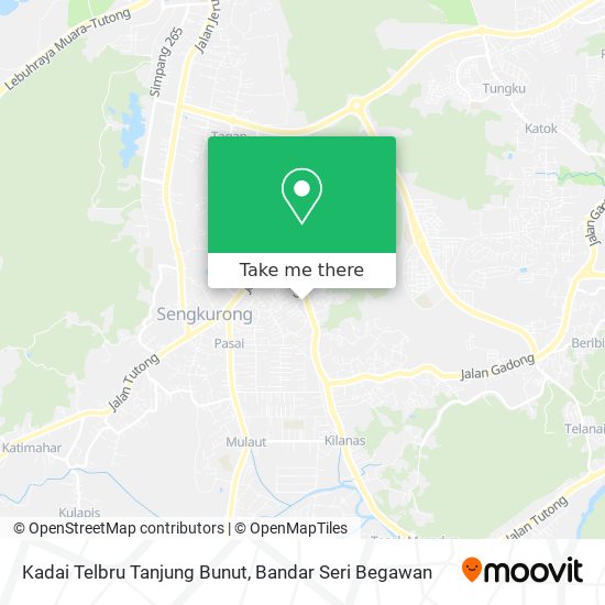 Peta Kadai Telbru Tanjung Bunut