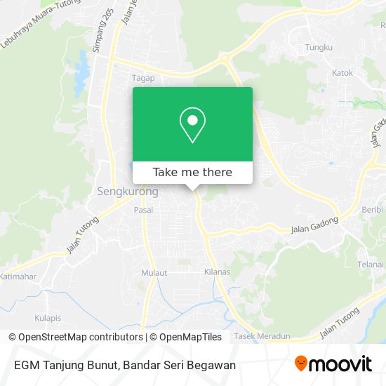 Peta EGM Tanjung Bunut