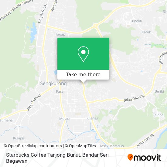 Starbucks Coffee Tanjong Bunut map