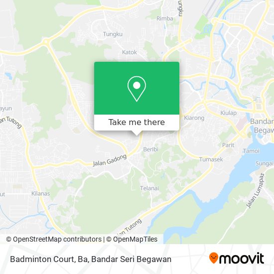 Badminton Court, Ba map