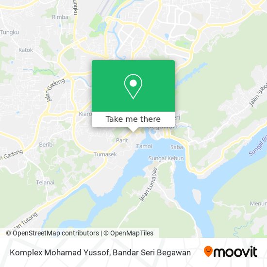 Komplex Mohamad Yussof map