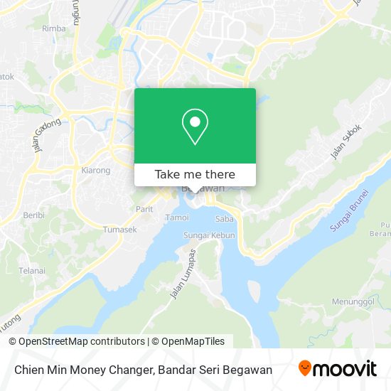 Chien Min Money Changer map