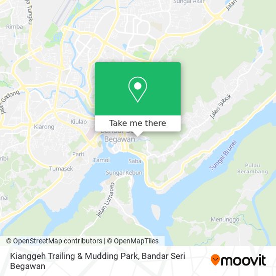 Kianggeh Trailing & Mudding Park map