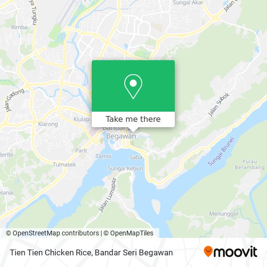 Tien Tien Chicken Rice map