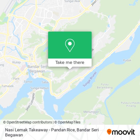 Nasi Lemak Takeaway - Pandan Rice map
