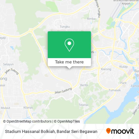 Stadium Hassanal Bolkiah map