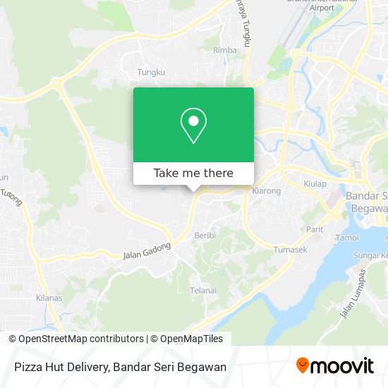 Pizza Hut Delivery map