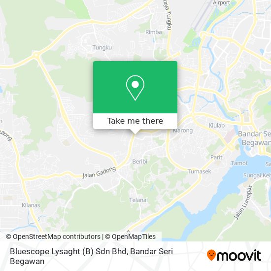Bluescope Lysaght (B) Sdn Bhd map