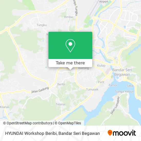 HYUNDAI Workshop Beribi map