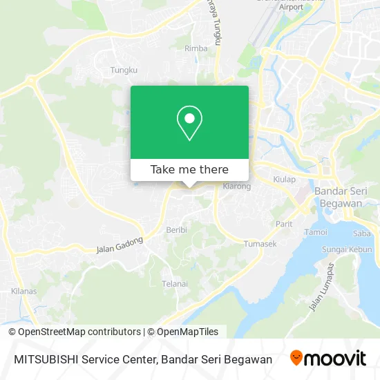 MITSUBISHI Service Center map