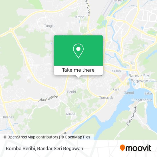 Bomba Beribi map