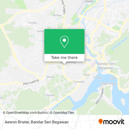 Aewon Brunei map