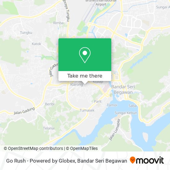 Go Rush - Powered by Globex map