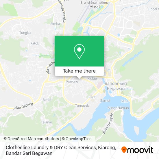 Clothesline Laundry & DRY Clean Services, Kiarong map