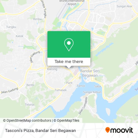 Tasconi's Pizza map