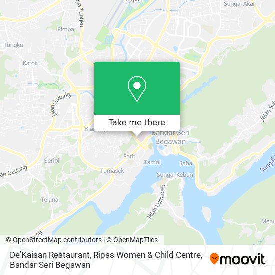 De'Kaisan Restaurant, Ripas Women & Child Centre map
