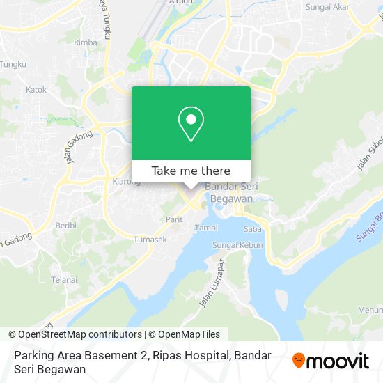 Parking Area Basement 2, Ripas Hospital map