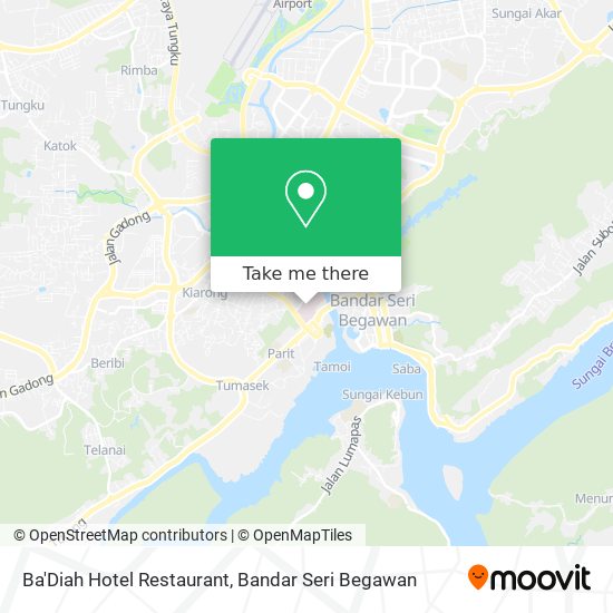 Ba'Diah Hotel Restaurant map