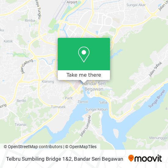 Telbru Sumbiling Bridge 1&2 map