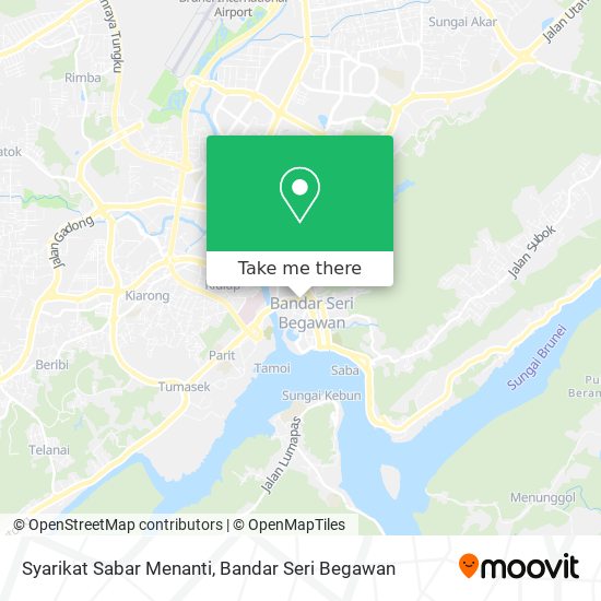 Syarikat Sabar Menanti map