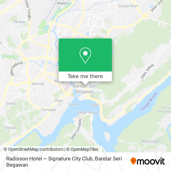 Radisson Hotel ~ Signature City Club map