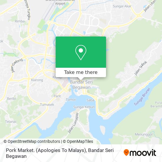 Pork Market. (Apologies To Malays) map