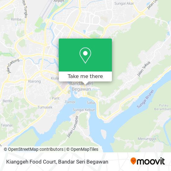 Kianggeh Food Court map