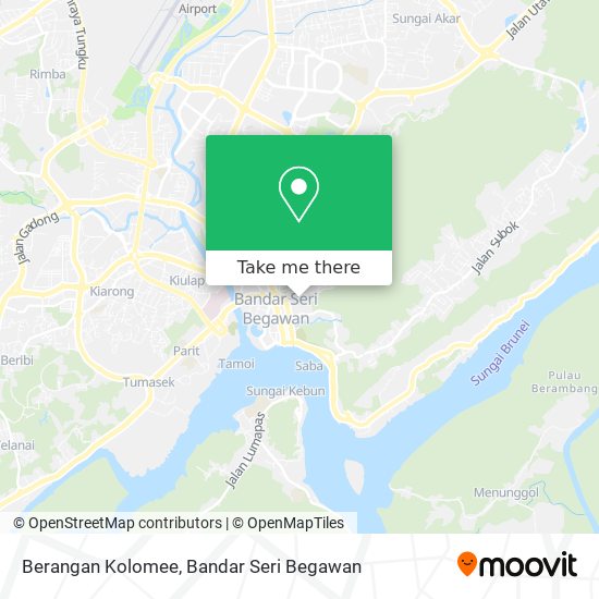 Berangan Kolomee map