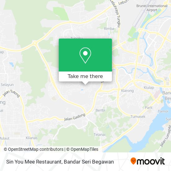 Sin You Mee Restaurant map