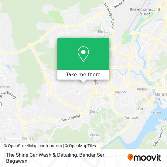 The Shine Car Wash & Detailing map